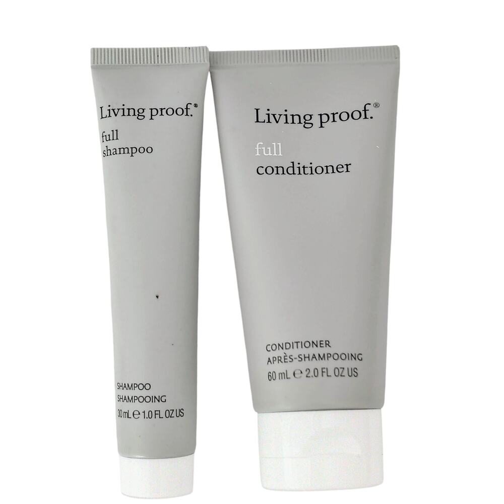 Living Proof Full Shampoo 1 oz & Conditioner 2 oz. Set Travel Size Hair care